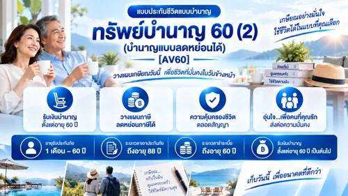 ทรัพย์บำนาญ60(2)(บำนาญแบบลดหย่อนได้)[AV60]